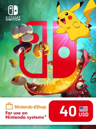 Nintendo eShop Card 40 USD - Nintendo eShop Key - UNITED STATES