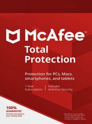 McAfee Total Protection 3 Devices 1 Year Multidevice Key GLOBAL