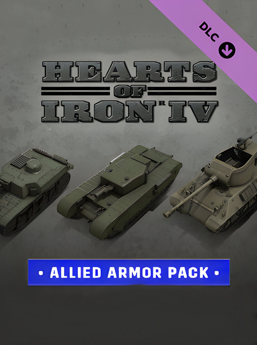 Hearts of Iron IV Allied Armor Pack (PC) - Steam Key - ROW