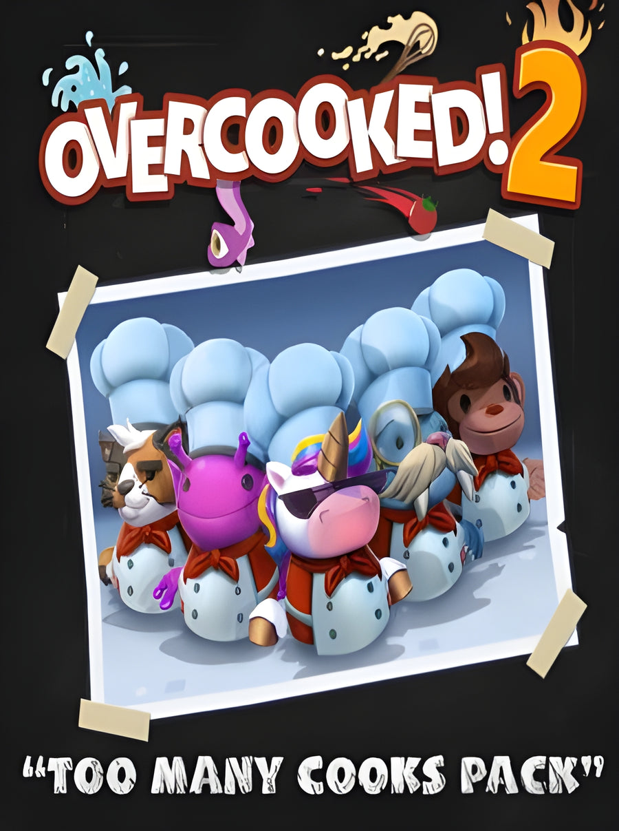 Overcooked! 2 + Too Many Cooks Pack DLC Bundle Steam Key - Europe
