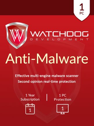 Watchdog Anti-Malware 3 PCs 1 Year - Europe