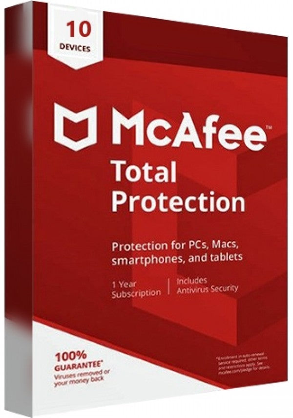 McAfee Total Protection 1 año 5 dispositivos global